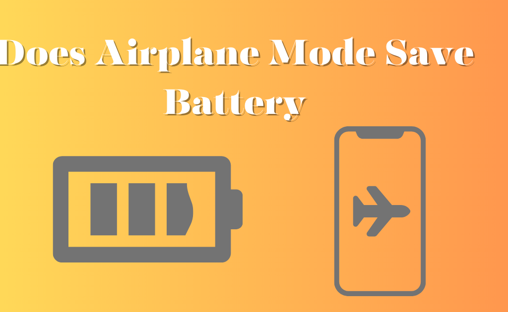 A smartphone screen displaying 'Airplane Mode' settings with a battery icon, symbolizing the investigation into the potential battery-saving benefits of Airplane Mode